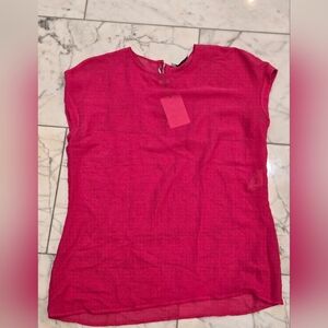 Giorgio Armani 100% Silk Elegant Pink Women's Top